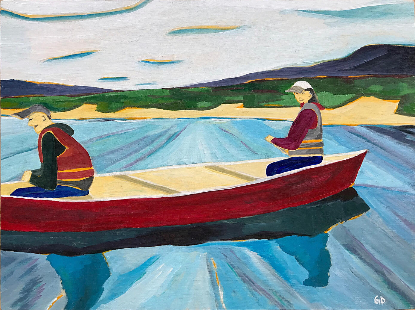 NEW - Afternoon on Lewes River - 9" x 12" - $400