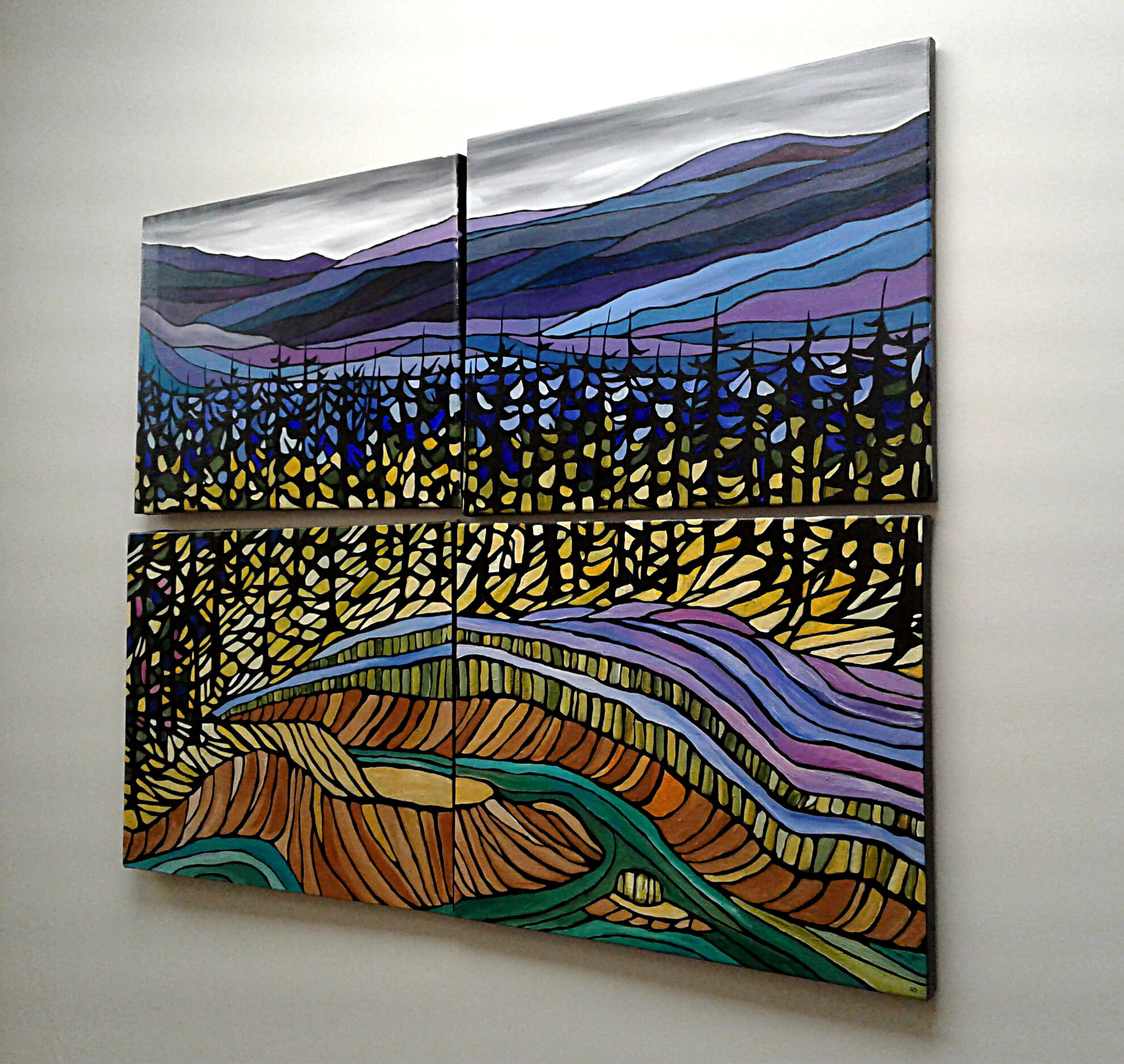 Acrylic painting by Gabrielle Dupont