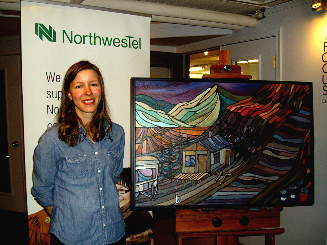 Acrylic painting by Gabrielle Dupont